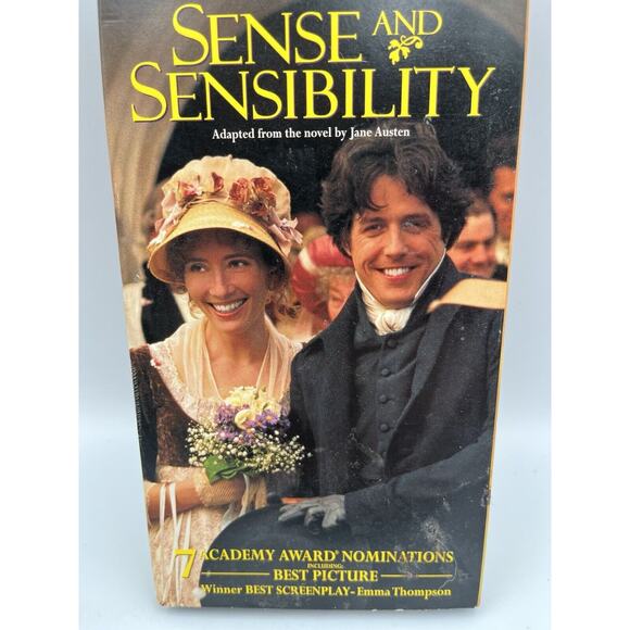 Sense and Sensibility (1995) VHS Tape (PG) Hugh Grant - Picture 2 of 5